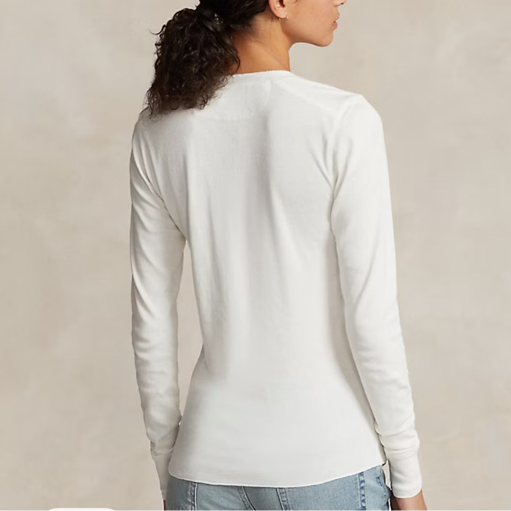 Polo Ralph Lauren cotton Henley shirt - Picture 2 of 4